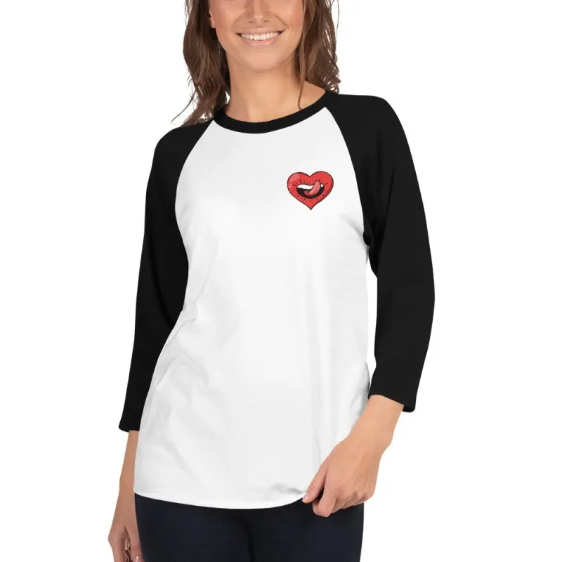 S&B Naughty Raglan Sleeves T-Shirt for Women