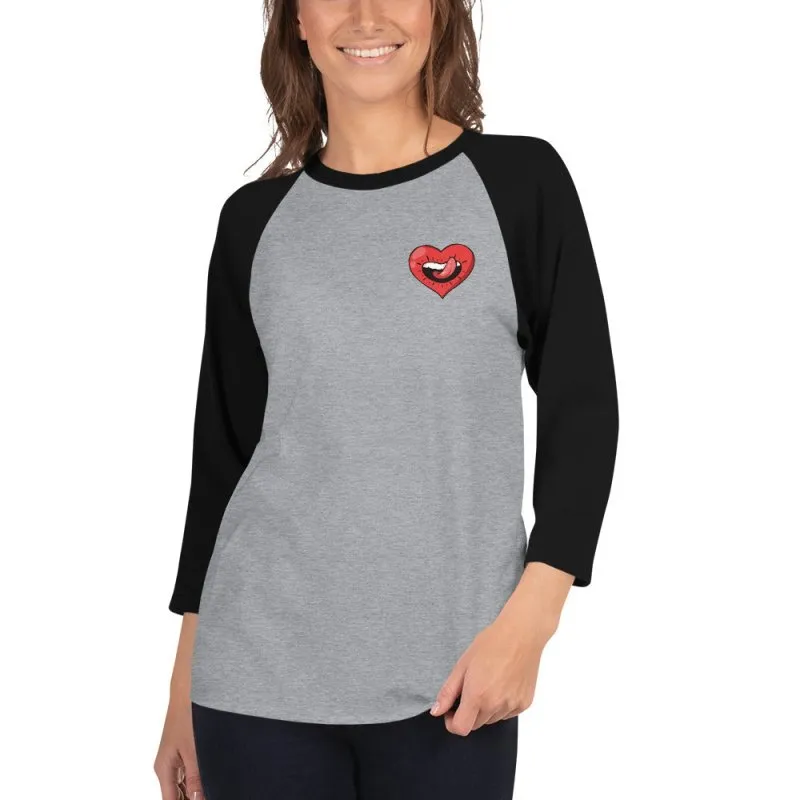 S&B Naughty Raglan Sleeves T-Shirt for Women