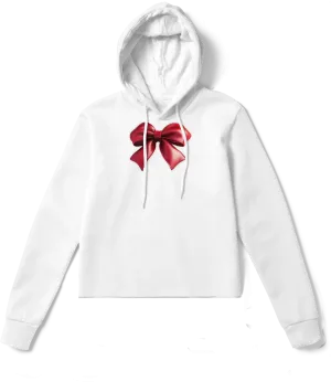 Satin Bow Hoodie – Effortless Holiday Elegance