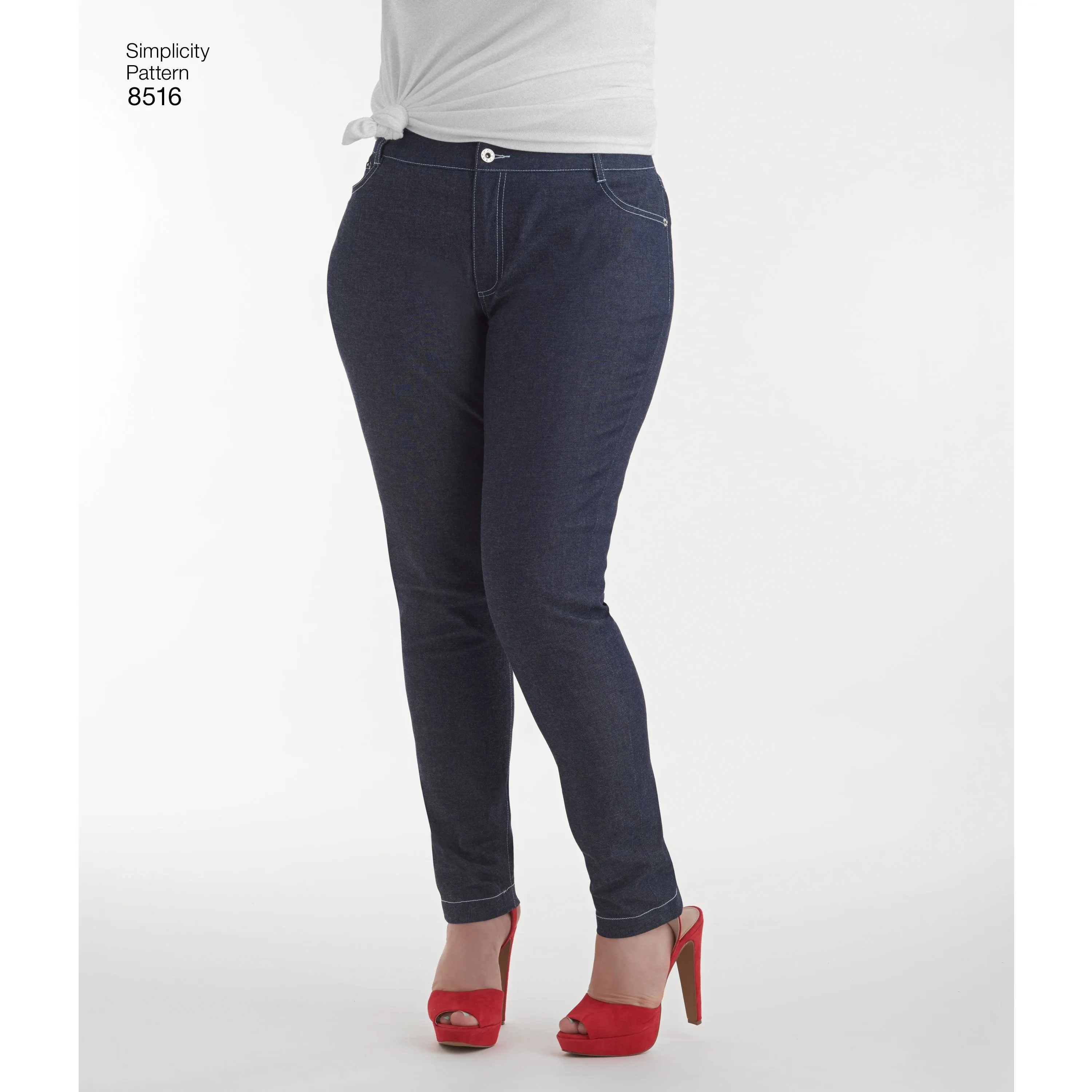 Simplicity Pattern 8516 misses mimi g skinny jeans