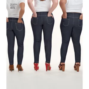 Simplicity Pattern 8516 misses mimi g skinny jeans