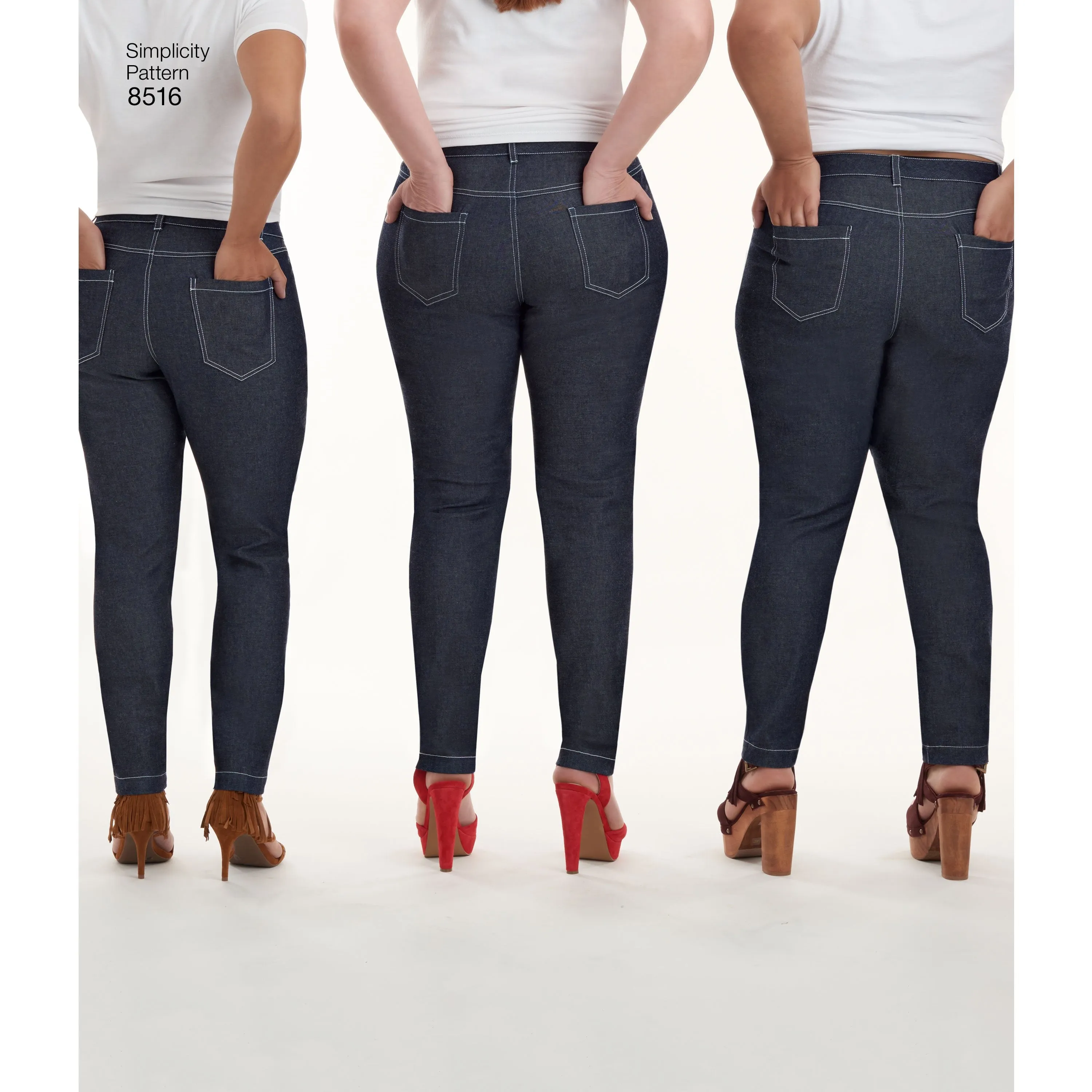 Simplicity Pattern 8516 misses mimi g skinny jeans