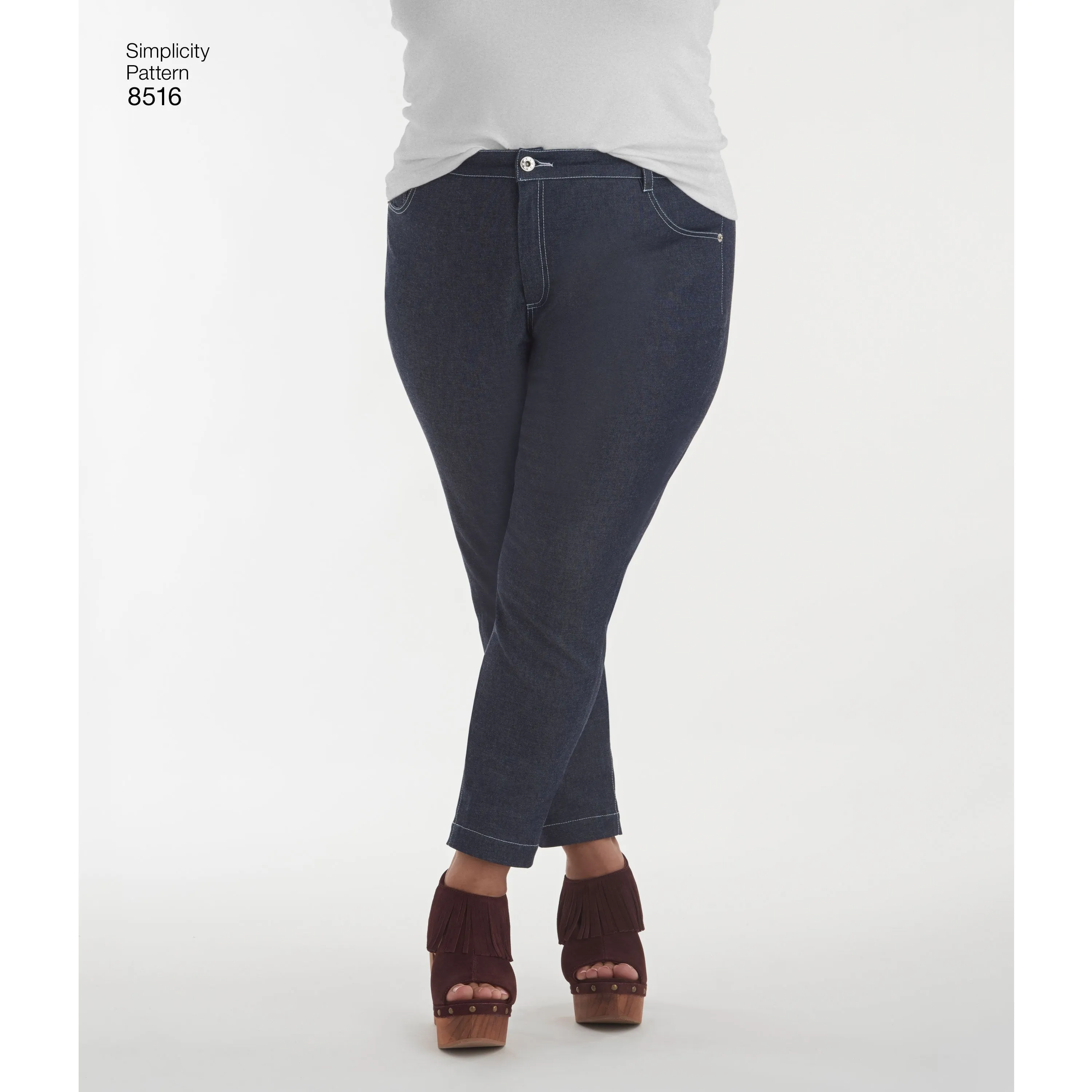 Simplicity Pattern 8516 misses mimi g skinny jeans