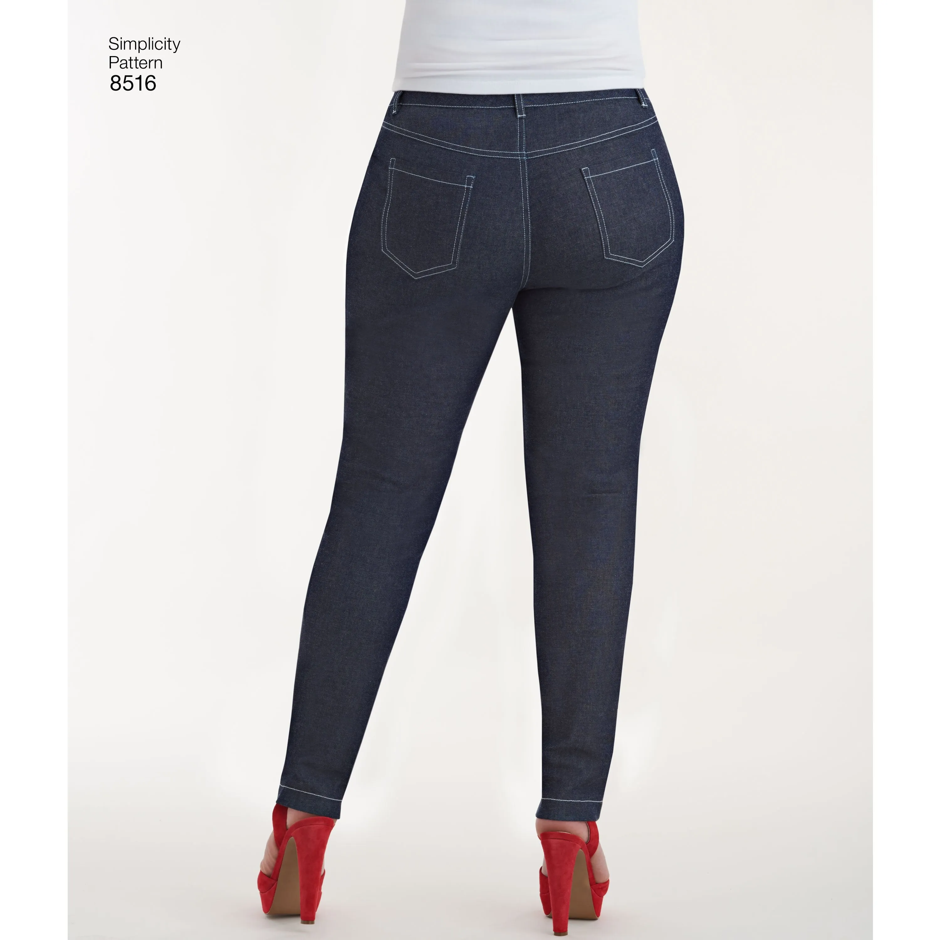 Simplicity Pattern 8516 misses mimi g skinny jeans