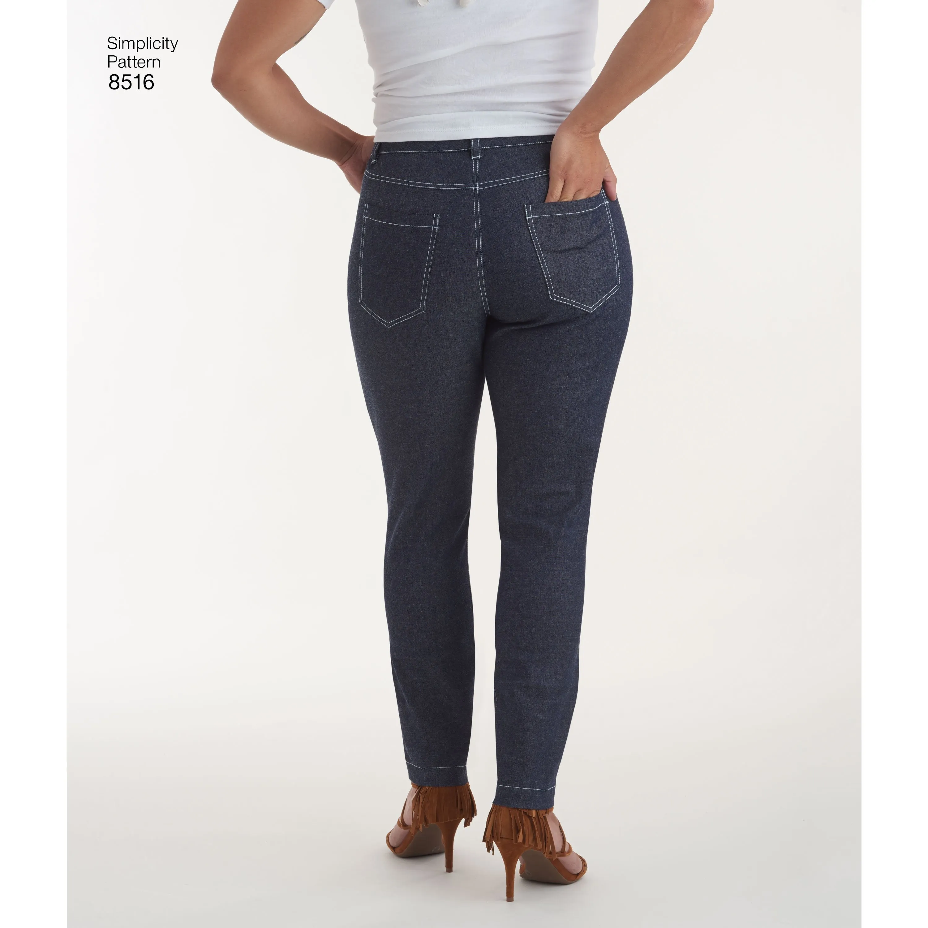 Simplicity Pattern 8516 misses mimi g skinny jeans