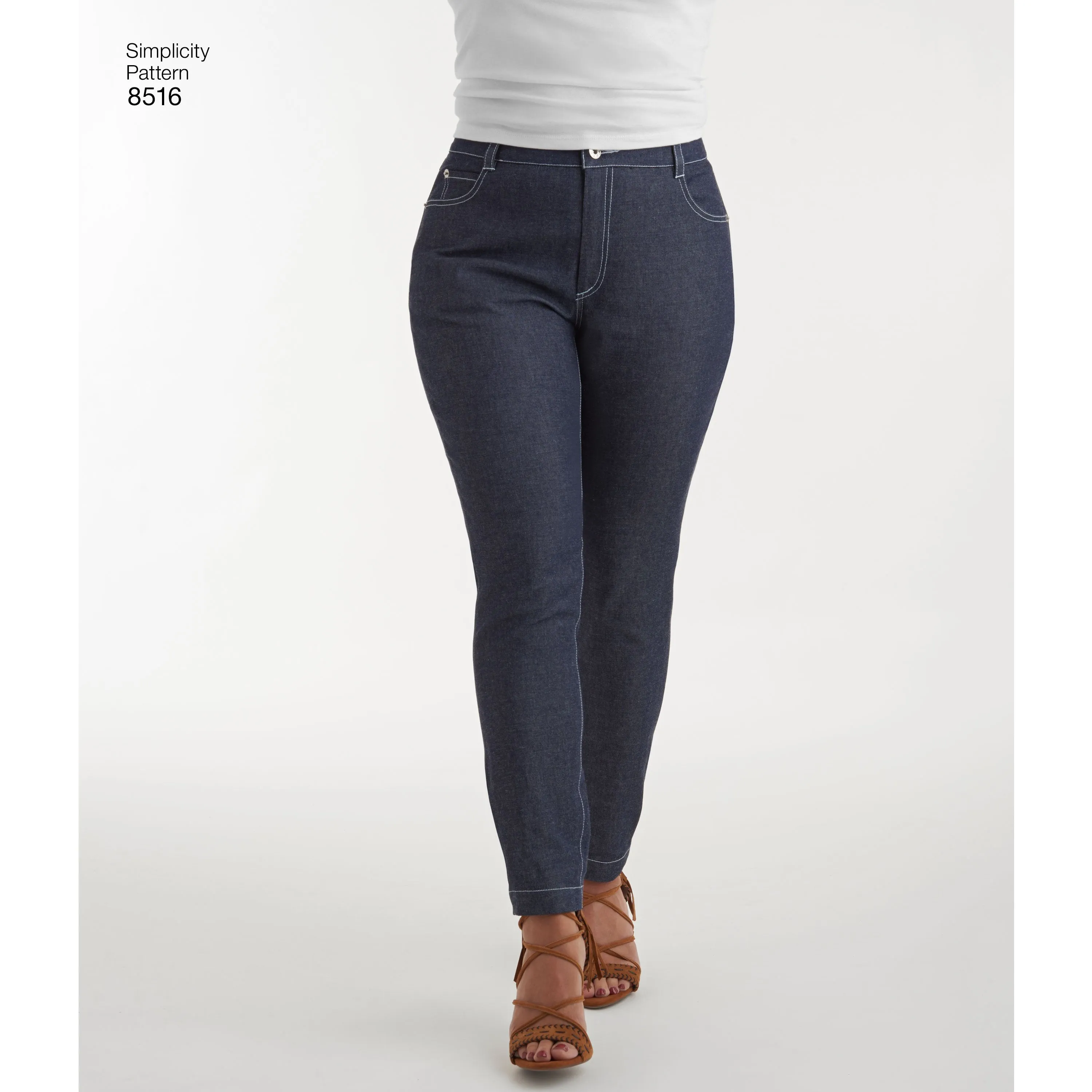 Simplicity Pattern 8516 misses mimi g skinny jeans