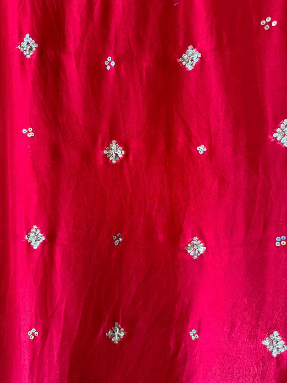 Soft organza Silk Unstitched full size suit