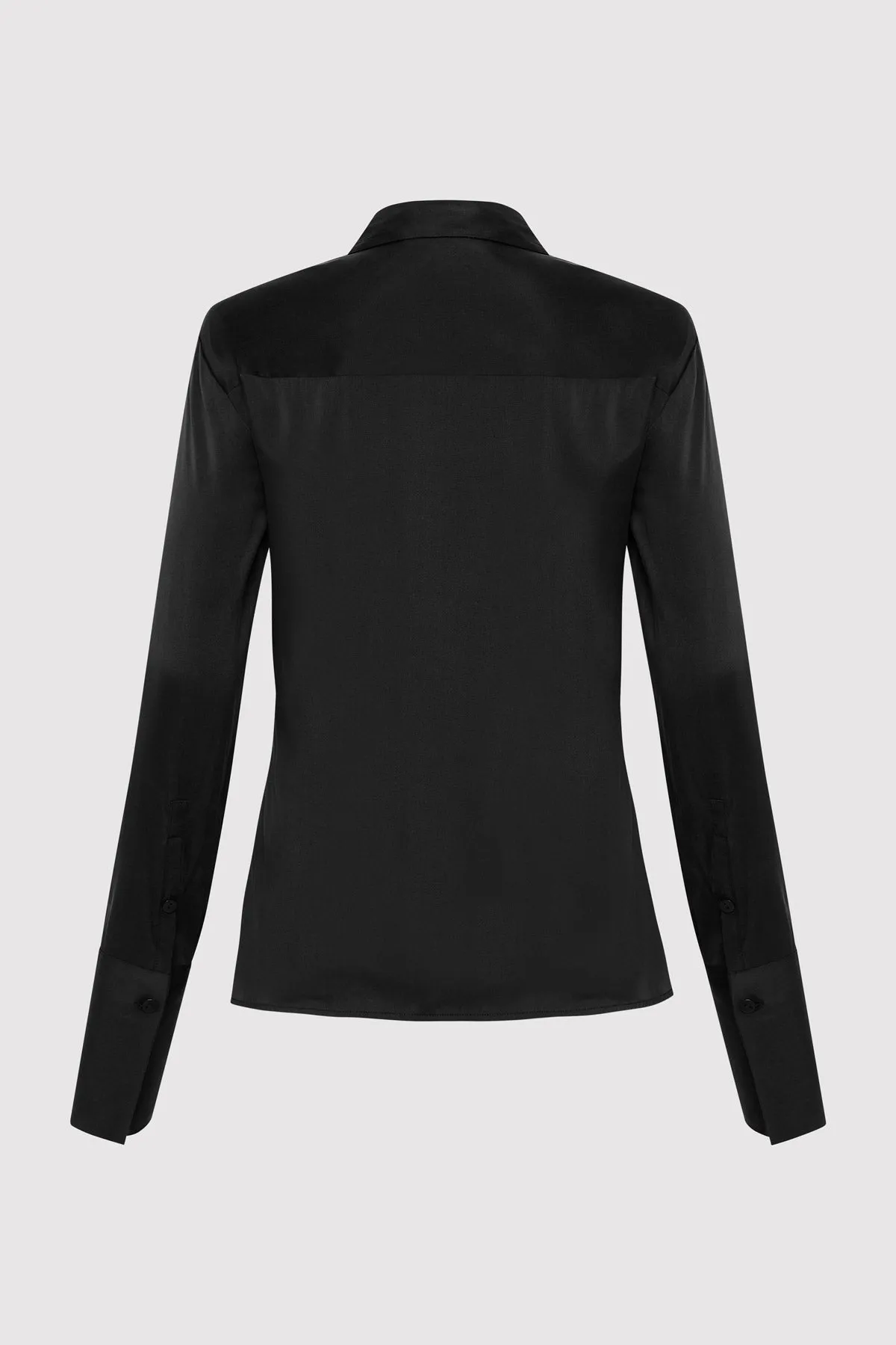 Soft Silk Shirt - Black