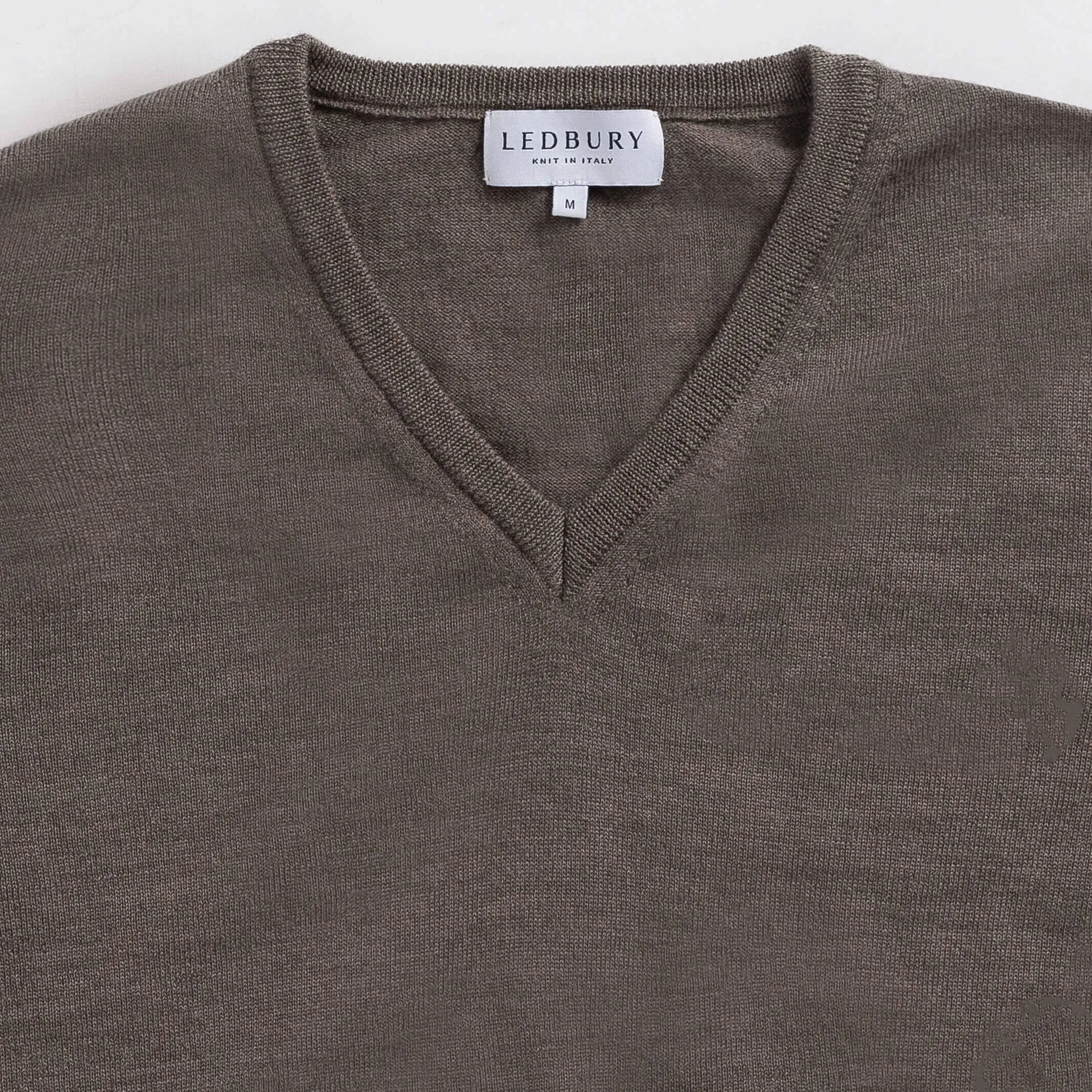 The Brown Heather Emmons V-Neck
