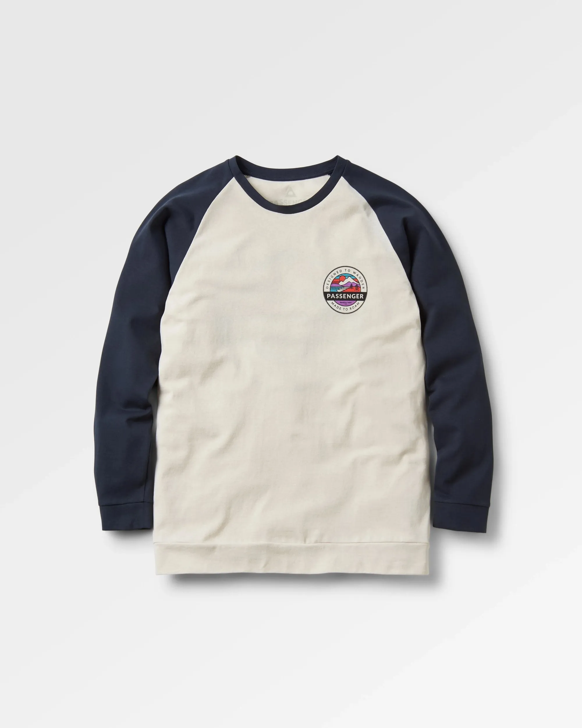 Wilds Recycled Cotton Oversized LS T-Shirt - Deep Navy