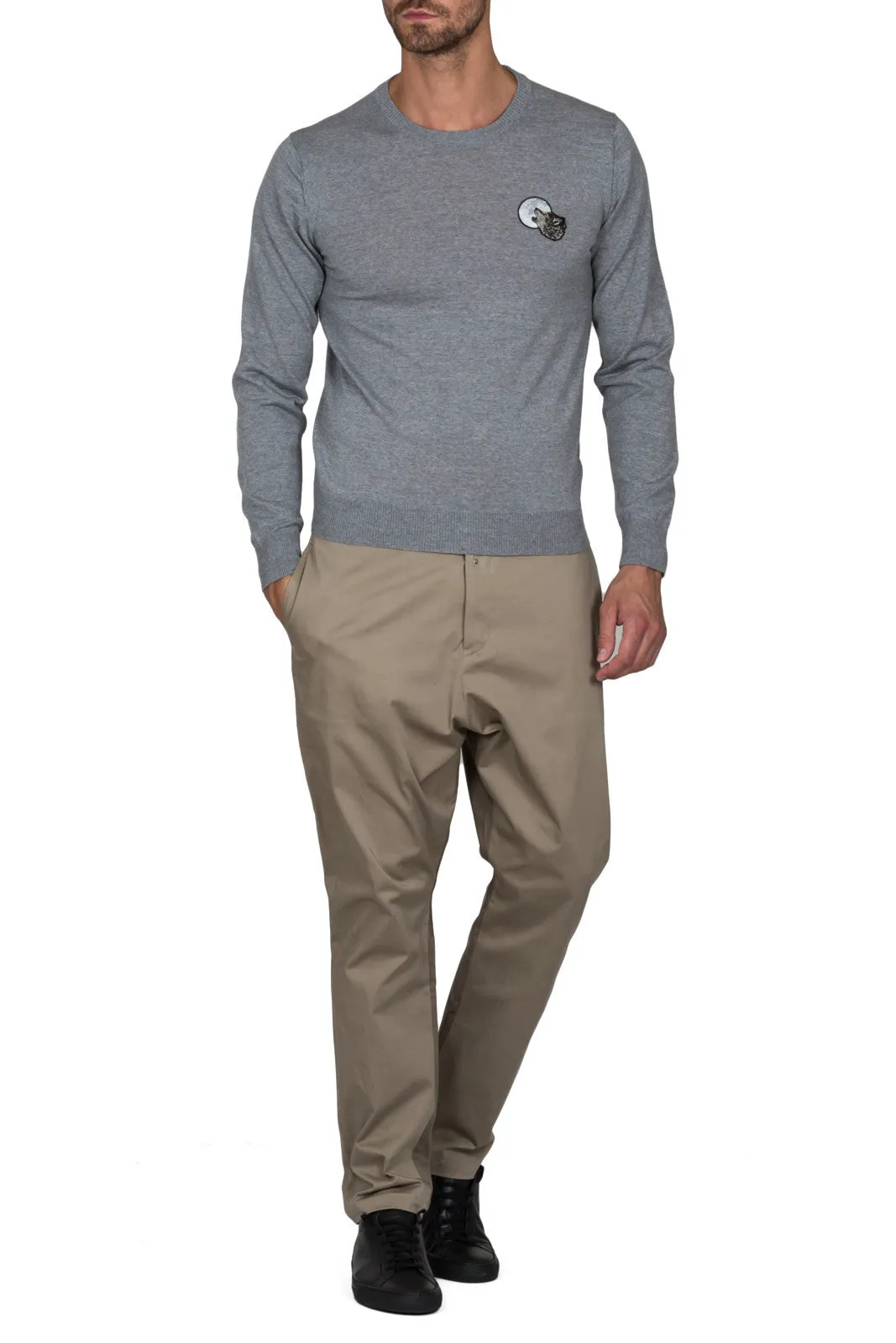 Wolf Patch Crewneck