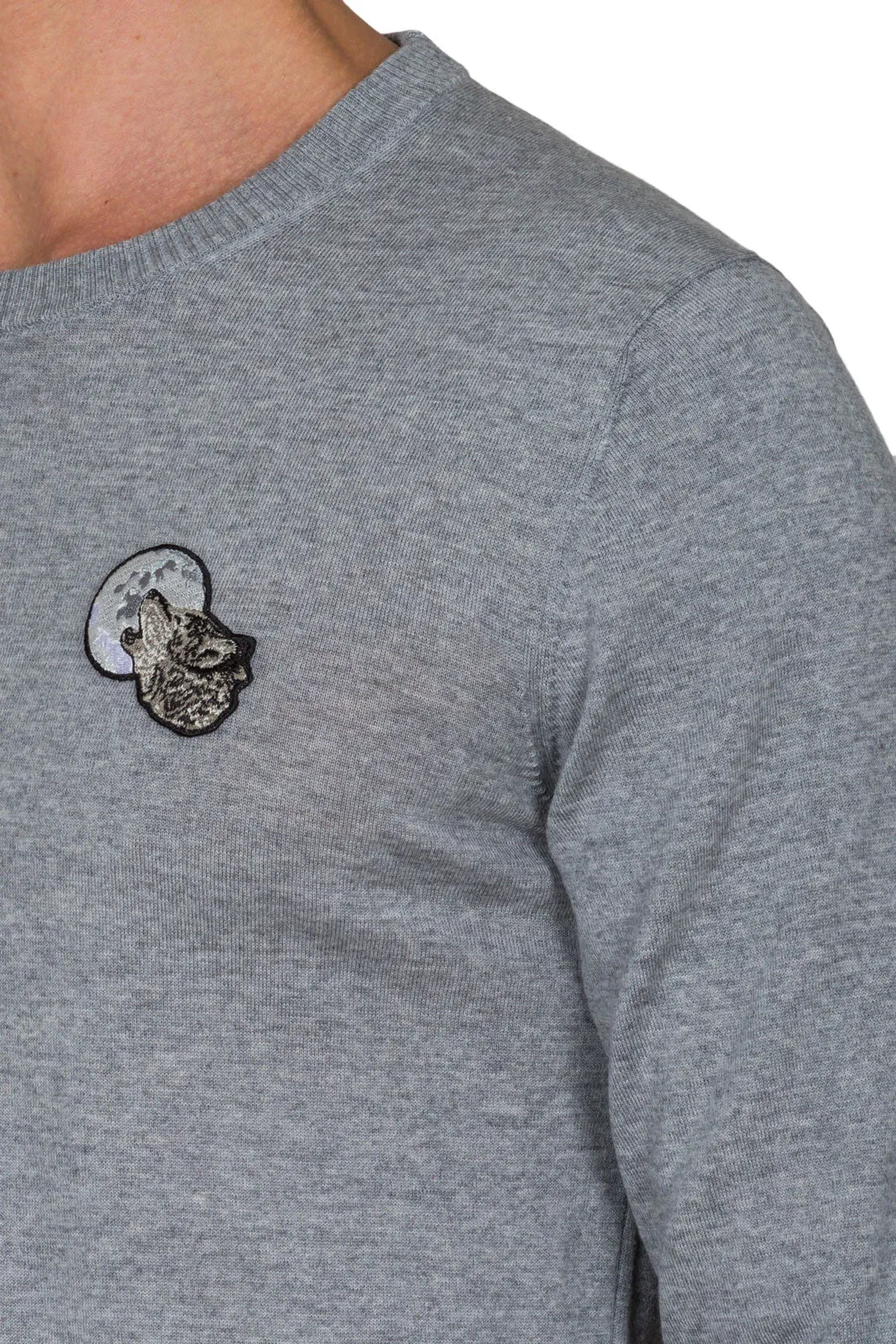 Wolf Patch Crewneck