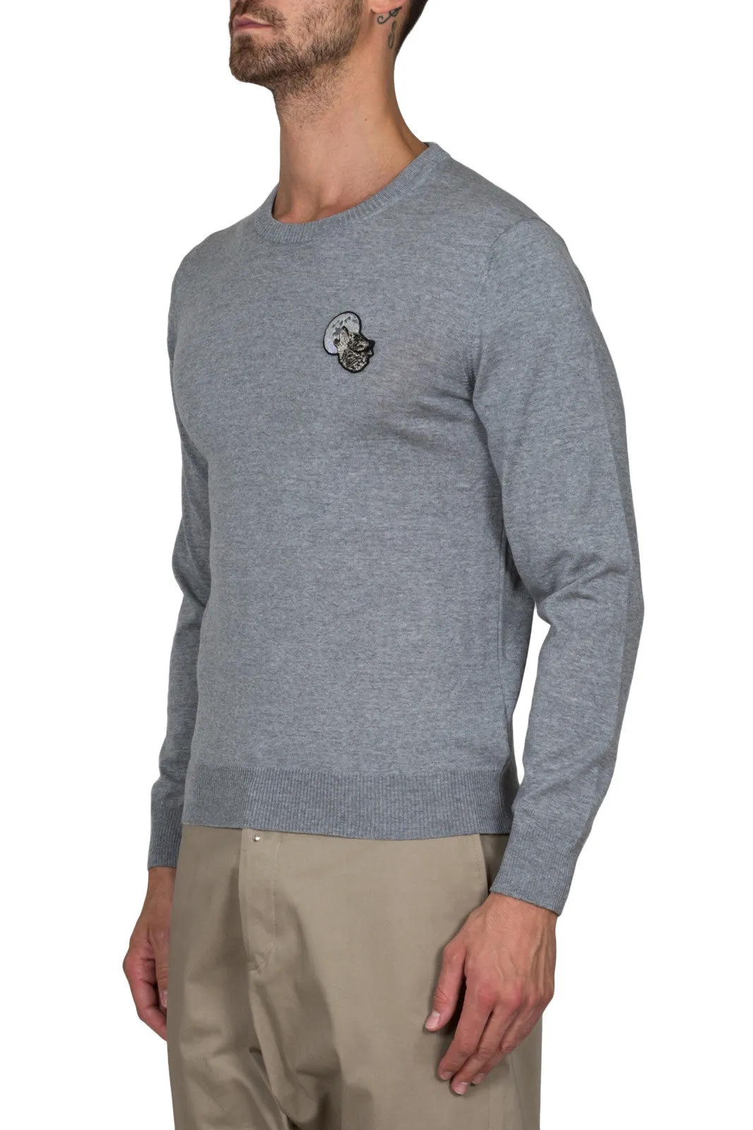 Wolf Patch Crewneck