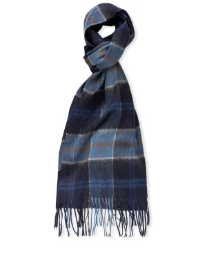 Wool Cashmere Scarf Midnight