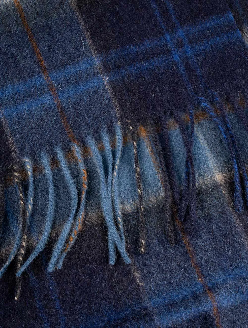 Wool Cashmere Scarf Midnight