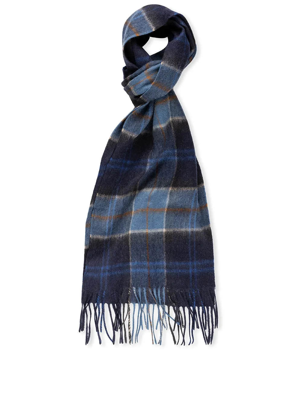 Wool Cashmere Scarf Midnight